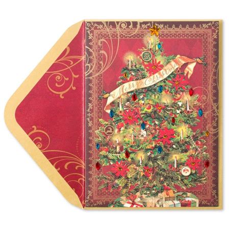 Papyrus Card Traditional Christmas Tree Christmas Traditions