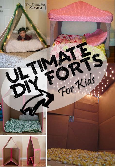 Ultimate Diy Forts The Realistic Mama Diy Fort Kids Forts Diy For