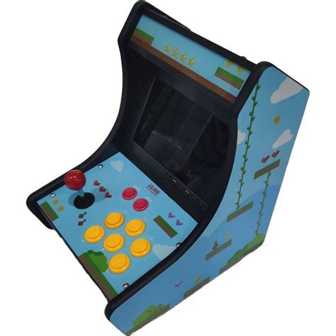 Raspberry Pi Compatible Tabletop Arcade Cabinet With Built In 10 Inch