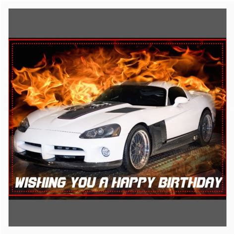 Happy Birthday Cards With Cars Birthdaybuzz