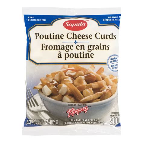 Saputo Kingsey Poutine Cheese Curds Walmart Canada