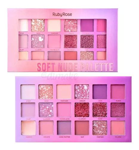 Paleta De Sombras Soft Nude Pallette Feels Ruby Rose Hb 1045