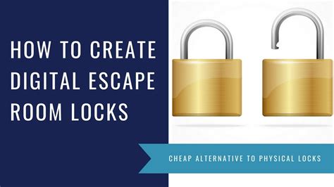 How To Create Digital Locks For A Classroom Escape Room Youtube