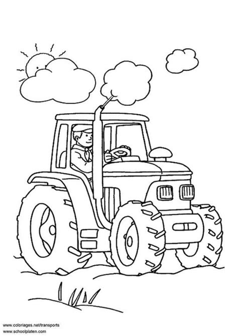 Traktor Kolorowanki Maszyny Rolnicze Kolorowanki Traktory Do Druku I