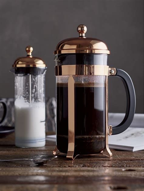 However, they are eternally beautiful and come in a wide range of enamel colors and stoneware. The signature dome-topped Bodum French press coffee maker ...