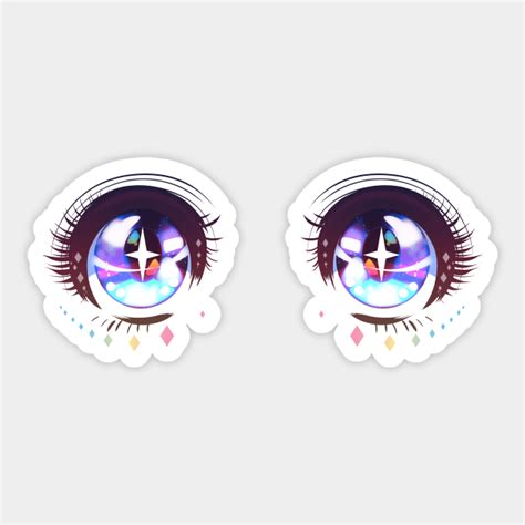 Anime Eyes 02 Anime Sticker Teepublic Au