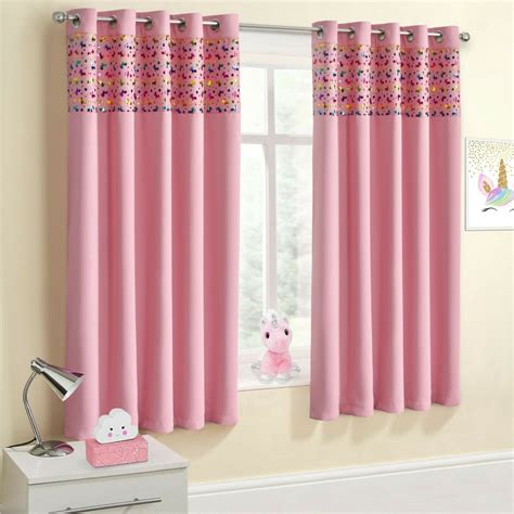 Might suit a luxury bedroom. UNICORN RAINBOW PINK GIRLS KIDS BEDROOM THERMAL BLACKOUT ...