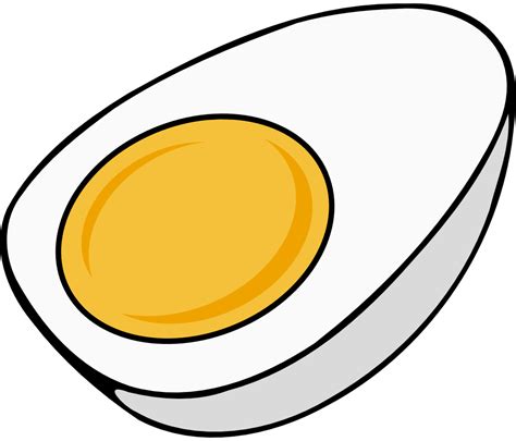 Hard Boiled Egg Cut In Half Background PNG Image PNG Play