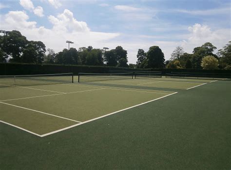 Synthetic Tennis Court Surfaces Over Time 2 Years On At Local Tennis Club