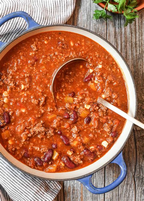 This spicy beef & bean stew recipe is it. Ground Beef Chili Recipe | SimplyRecipes.com | Daily News ...