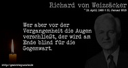 3015/15: Nachruf: Richard von Weizsäcker | gesichtspunkte.de