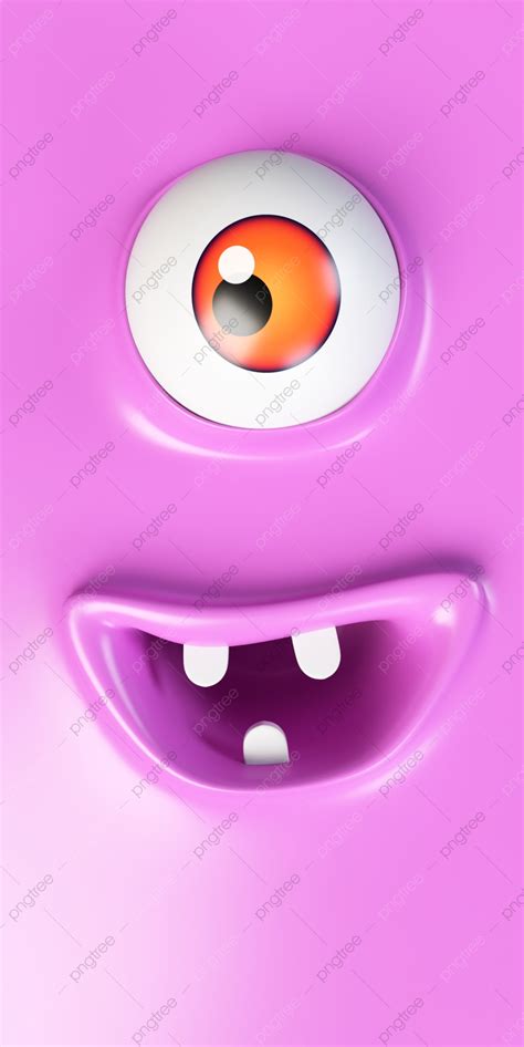 Comic Face Wallpaper For A Mobile Phone 3d Illustration Background