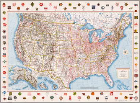 American Railroads Class I David Rumsey Historical Map Collection