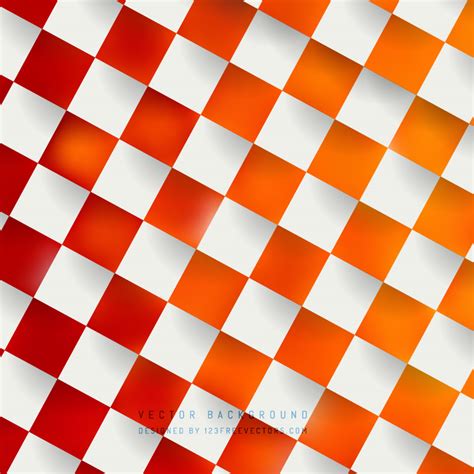Orange Checkered Background