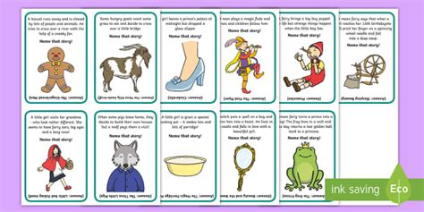 Name That Story Game Traditional Tales For Children