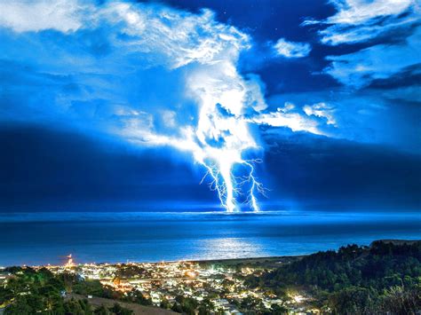 Lightning (usually uncountable, plural lightnings). lightning, Storm, Rain, Clouds, Sky, Nature, Thunderstorm ...