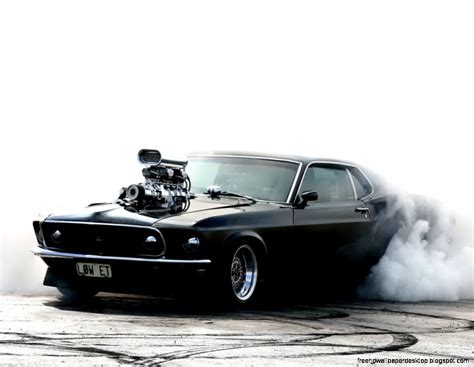 Ford Mustang Muscle Car Burnout Hd Wallpaper Free High Definition