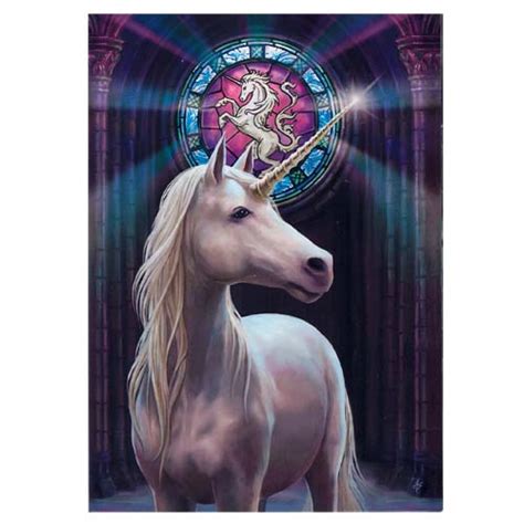 Enlightenment Unicorn Card By Anne Stokes Western Mystical Cards