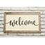 Wooden Signs  Welcome Sign Free Shipping Over $75