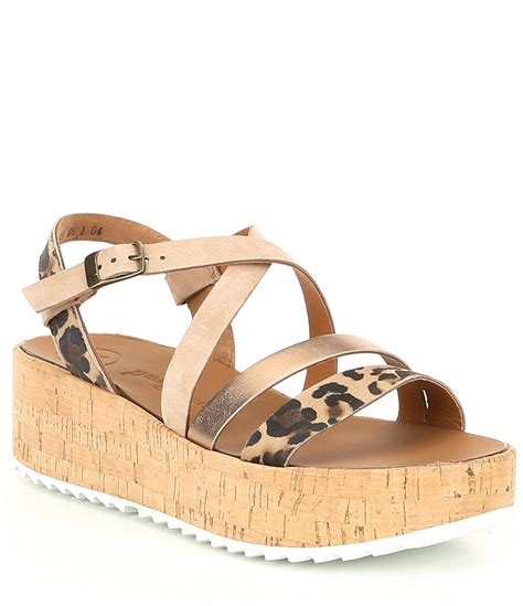 Wedges | Anastasia Leather Wedge Leopard/Cam - Paul Green Womens ⋆ ...