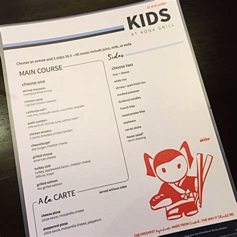 One way to get your picky eater to be a bit more adventuresome is to offer a little reward for taking. Picky Eaters Can Dine Out at Kona Grill | The Chatty Momma