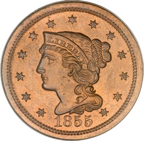 1 Cent Liberty Headbraided Hair Cent United States Numista