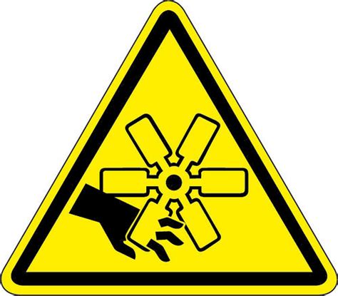 A hazard is something which could be dangerous to you, your health or safety , or your. Cut Or Crush Hazard (ISO Triangle Hazard Symbol)