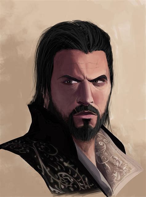 Ezio Auditore Digital Art By Guner Bolukbasi