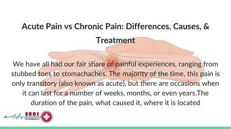 Ppt Acute Pain Vs Chronic Pain Differences Causes And Treatment