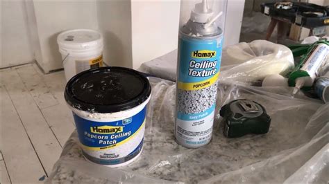 Homax Popcorn Ceiling Patch Products Review Youtube