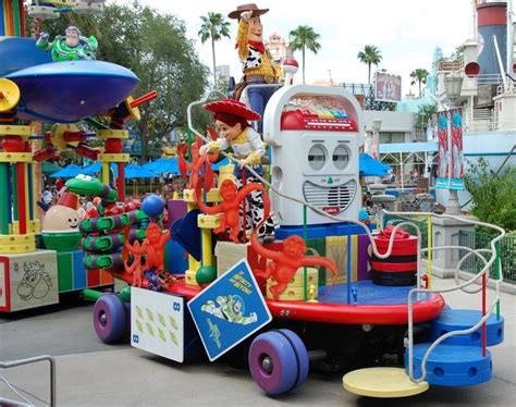 Disney World Retired Attractions Toy Story Float In The Block Party