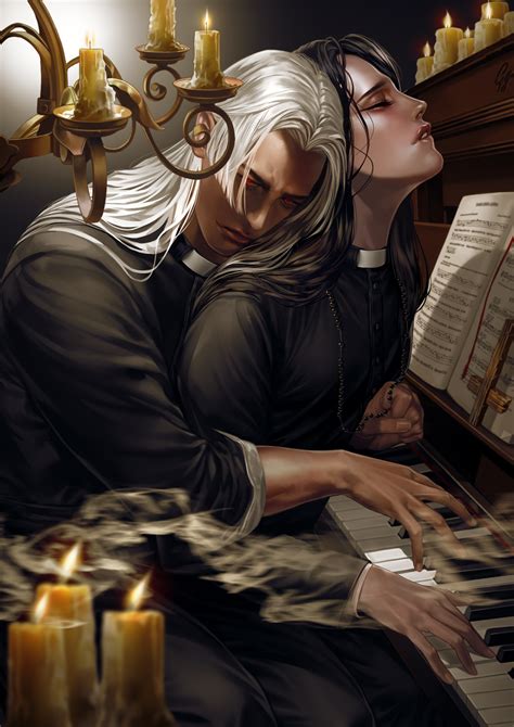 Pin By Ruby Kim On Yaoi Vampire Fantasy Art Men Vampire Art