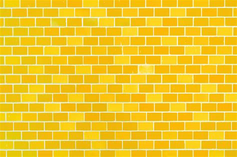 Yellow Brick Wall Background Stock Photo Download Image Now