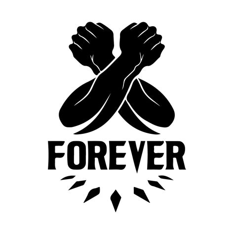 Forever Salute Svg Black Panther Hand Gesture Silhouette Etsy