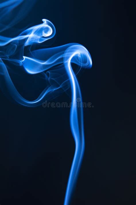 Abstract Blue Smoke Swirls Stock Image Image Of Graceful 130756523