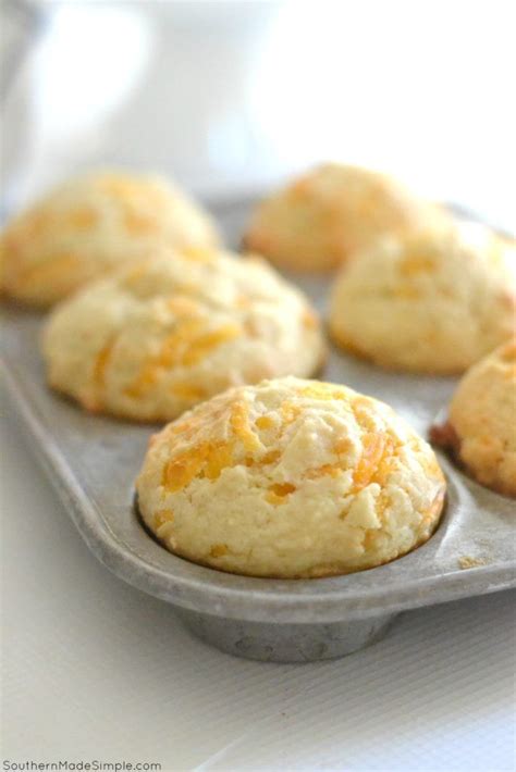 Sweet Cheddar Cheese Muffins A Jim N Nicks Copycat Recipe Southern Made Simple Cheese