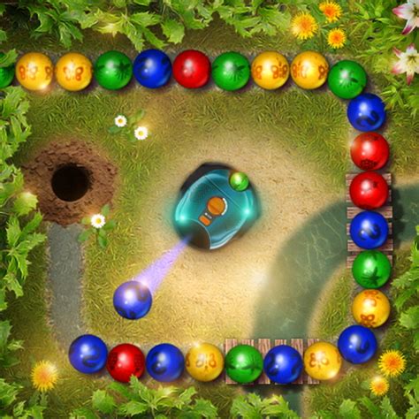 Play Marbles Garden Game At