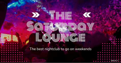 Free Saturday Night Club Templates And Examples Edit Online And Download