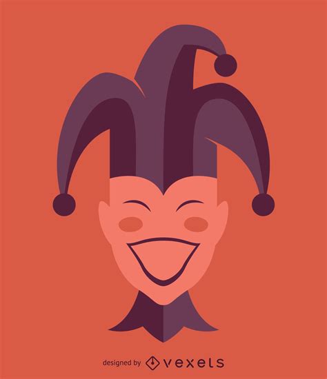 Joker Smile Illustration Vector Download