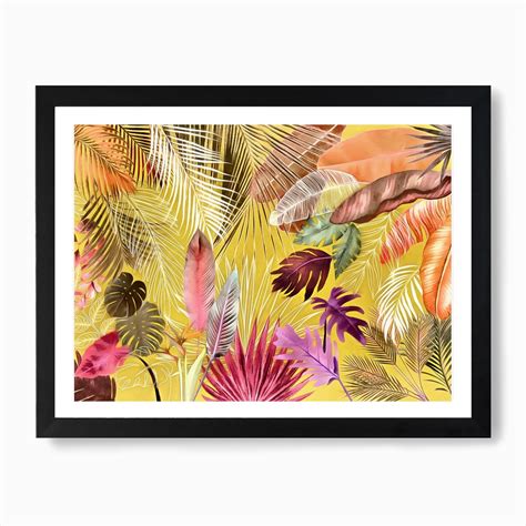 Tropical Foliage 7 Art Print By Amini54 Fy