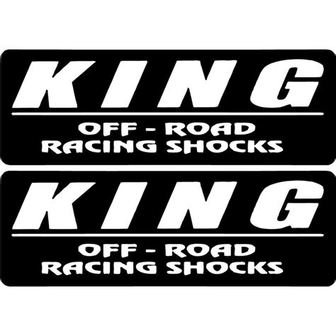 2x King Off Road Shocks Sponsor Decal Sticker Decal Stickers Decalshouse