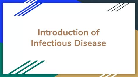 Ppt Introduction Of Infectious Disease Powerpoint Presentation Free