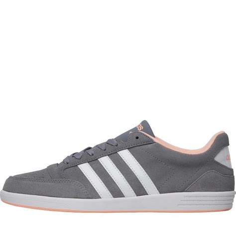 Buy Adidas Neo Womens Hoops Vl Trainers Greywhitelight Flash Orange