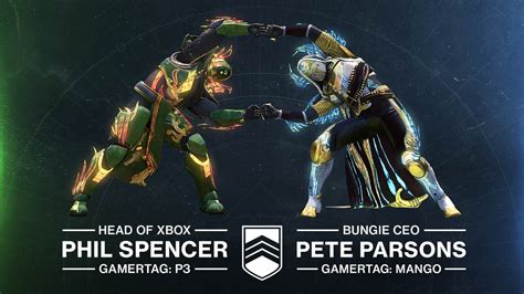 Destiny 2 Phil Spencer Head Of Xbox Und Pete Parsons Head Of Bungie