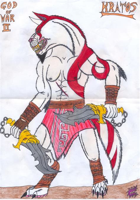 Kratos Werewolf God Of War By Crescentwolf01 On Deviantart