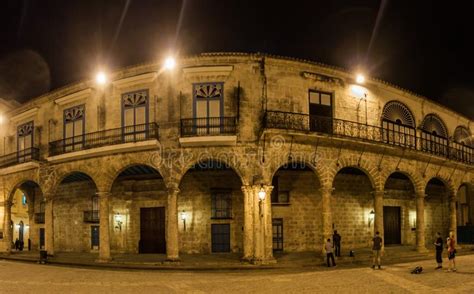 Havana Cuba Feb 20 2016 Casa De Lombillo Building On Plaza De La