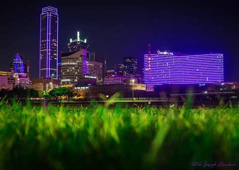 How Dallas Skyline Turned Purple For Innovation Dallas Innovates