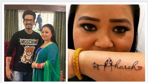 Bharti Singh Impresses Husband Haarsh Limbachiyaa By Getting His Name Inked On His Birthday