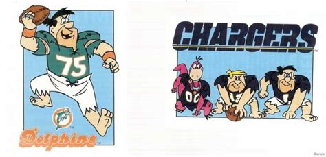1993 Cardz Flintstones Nfl Promos Football Cards 1 6