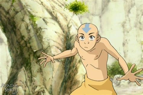 Avatar Aang In A Stance In Order To Practice The Octopus Form Aang